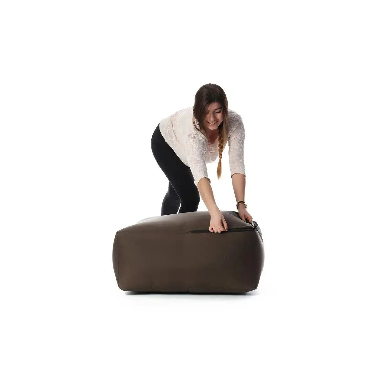 Lounge Sitzsack Polyester 80x80x40 - HomeDesign Knaus