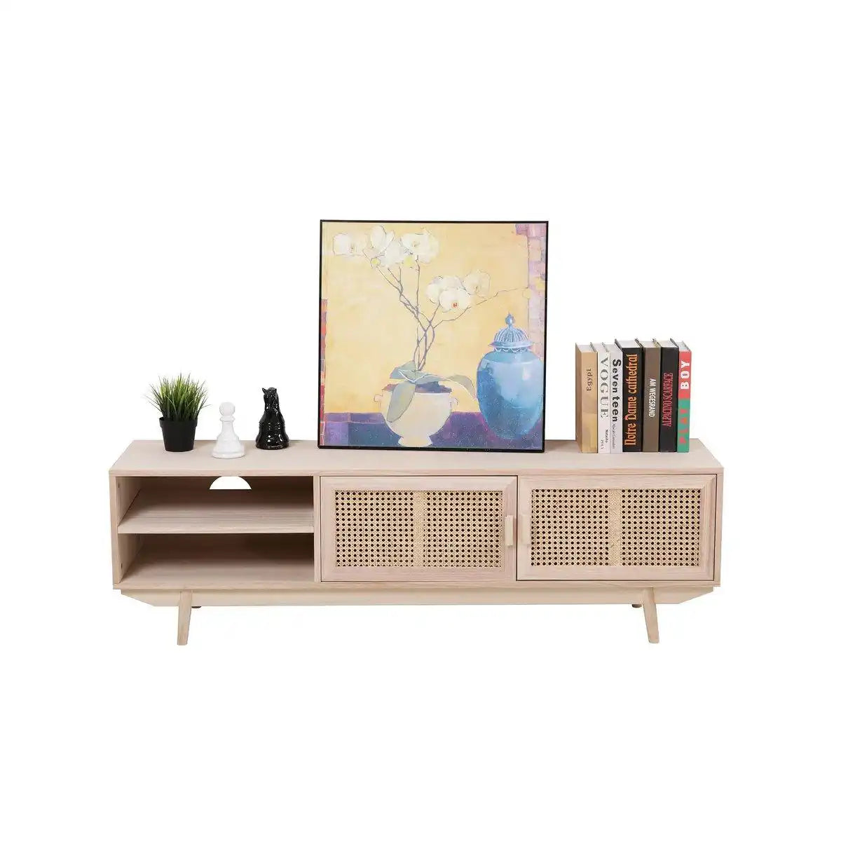 Lowboard 150x36 cm Rattanfront - HomeDesign Knaus