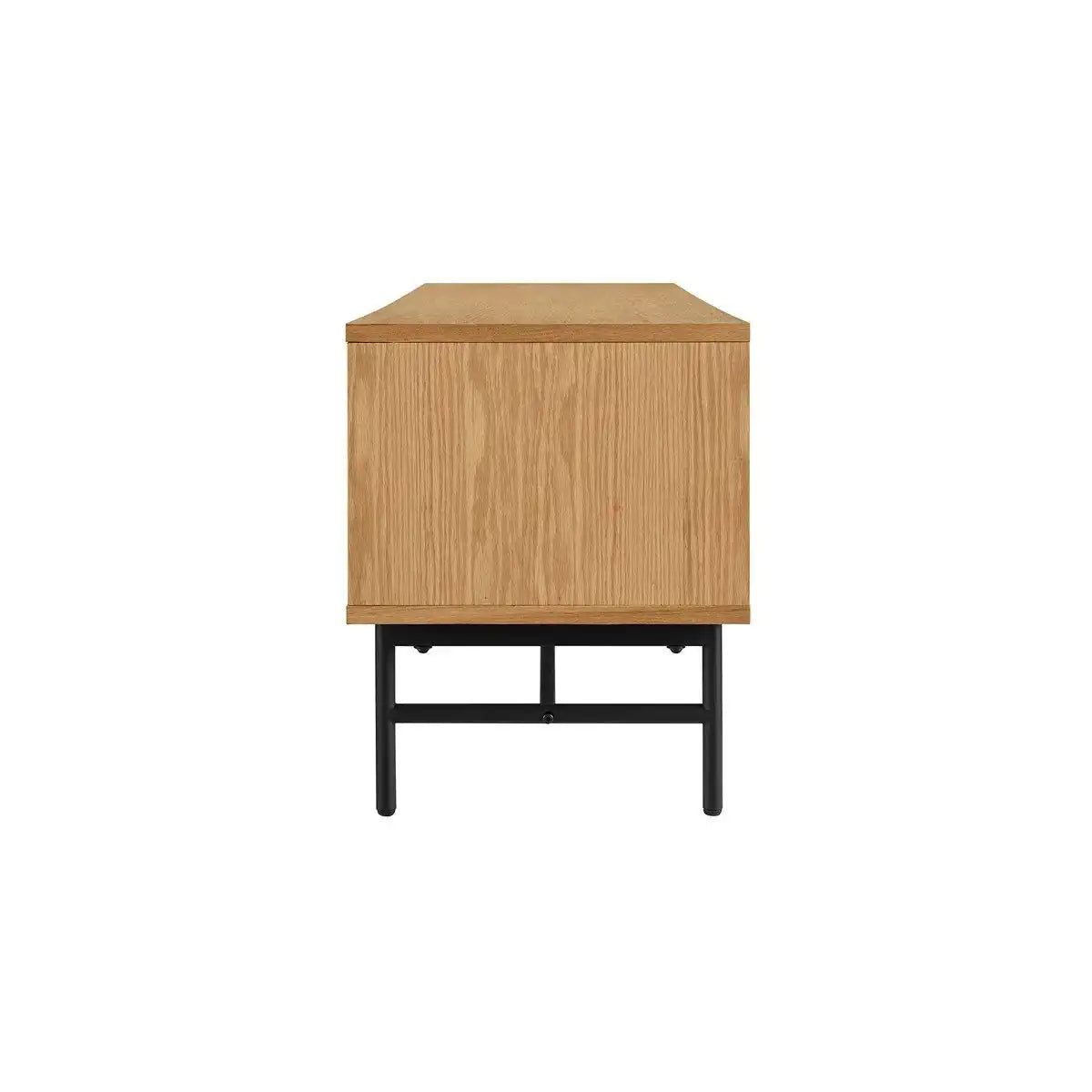 Lowboard 160 cm Eiche Echtholzfurnier - HomeDesign Knaus