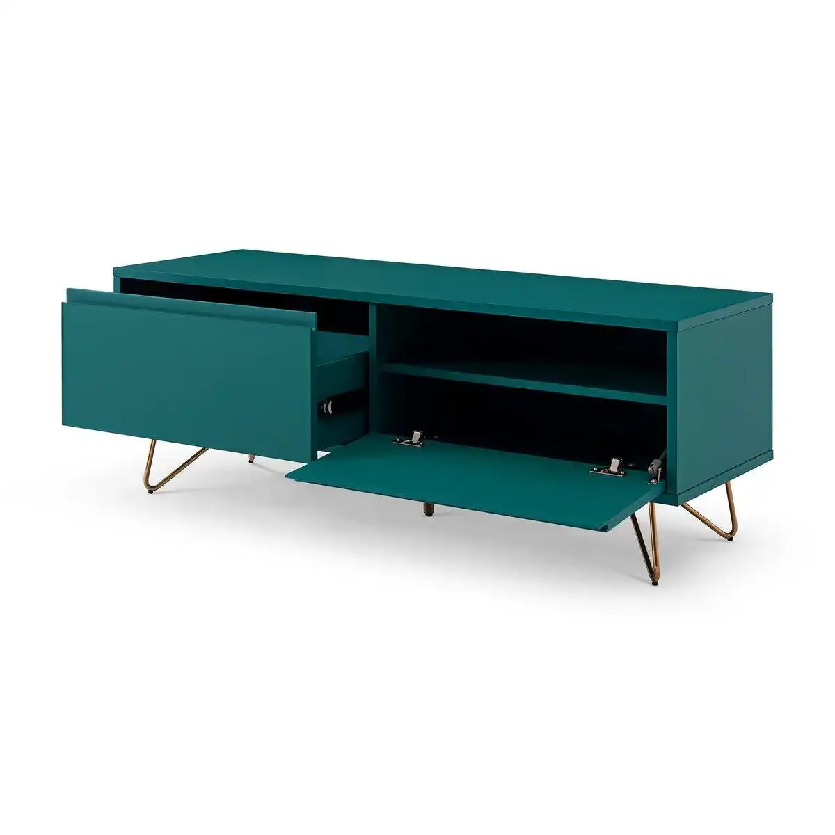 Lowboard mit Schublade und Klappfach, matt - HomeDesign Knaus