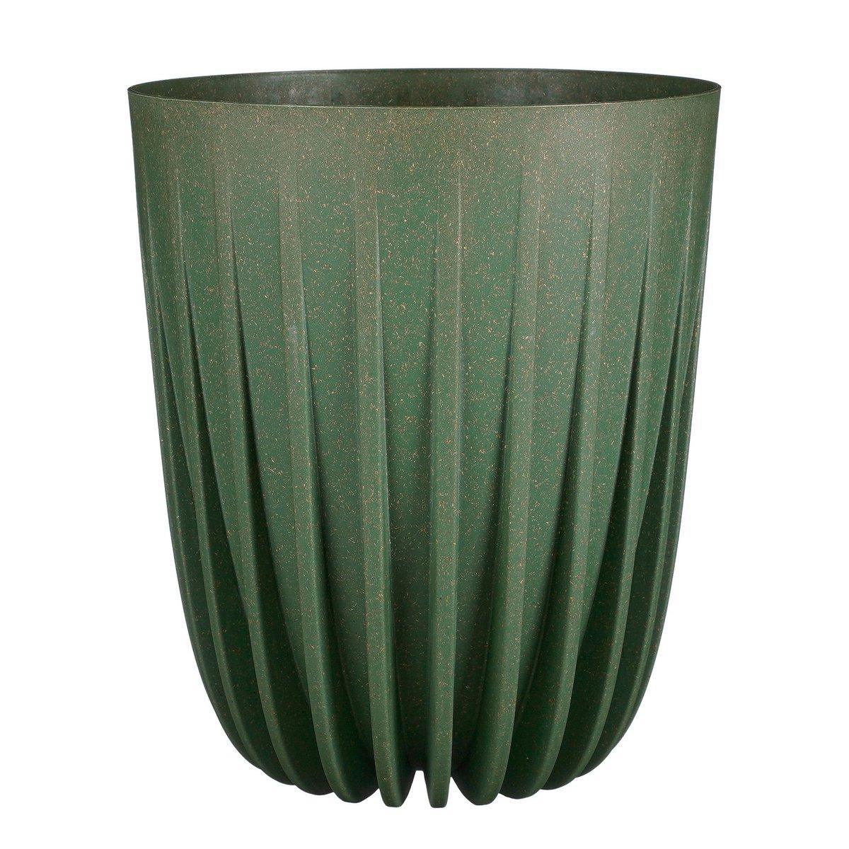 Lungo Blumentopf – H46 x Ø39 cm – Polypropylen – FSC Mix – Grün - HomeDesign Knaus