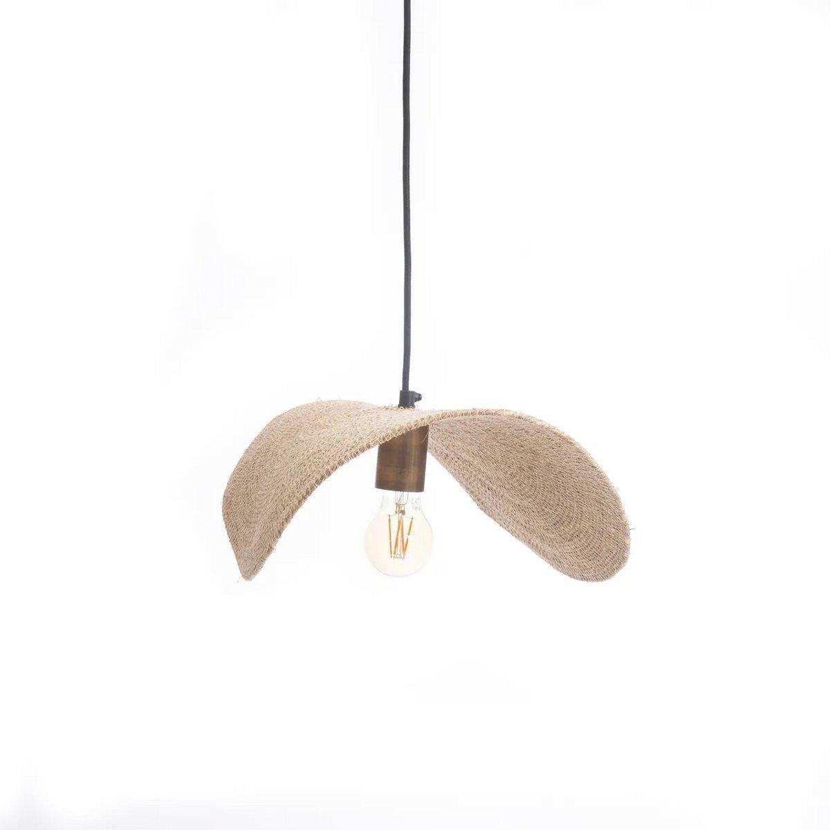Luxus Lovalova-Anhänger Hängeleuchte Natur - HomeDesign Knaus