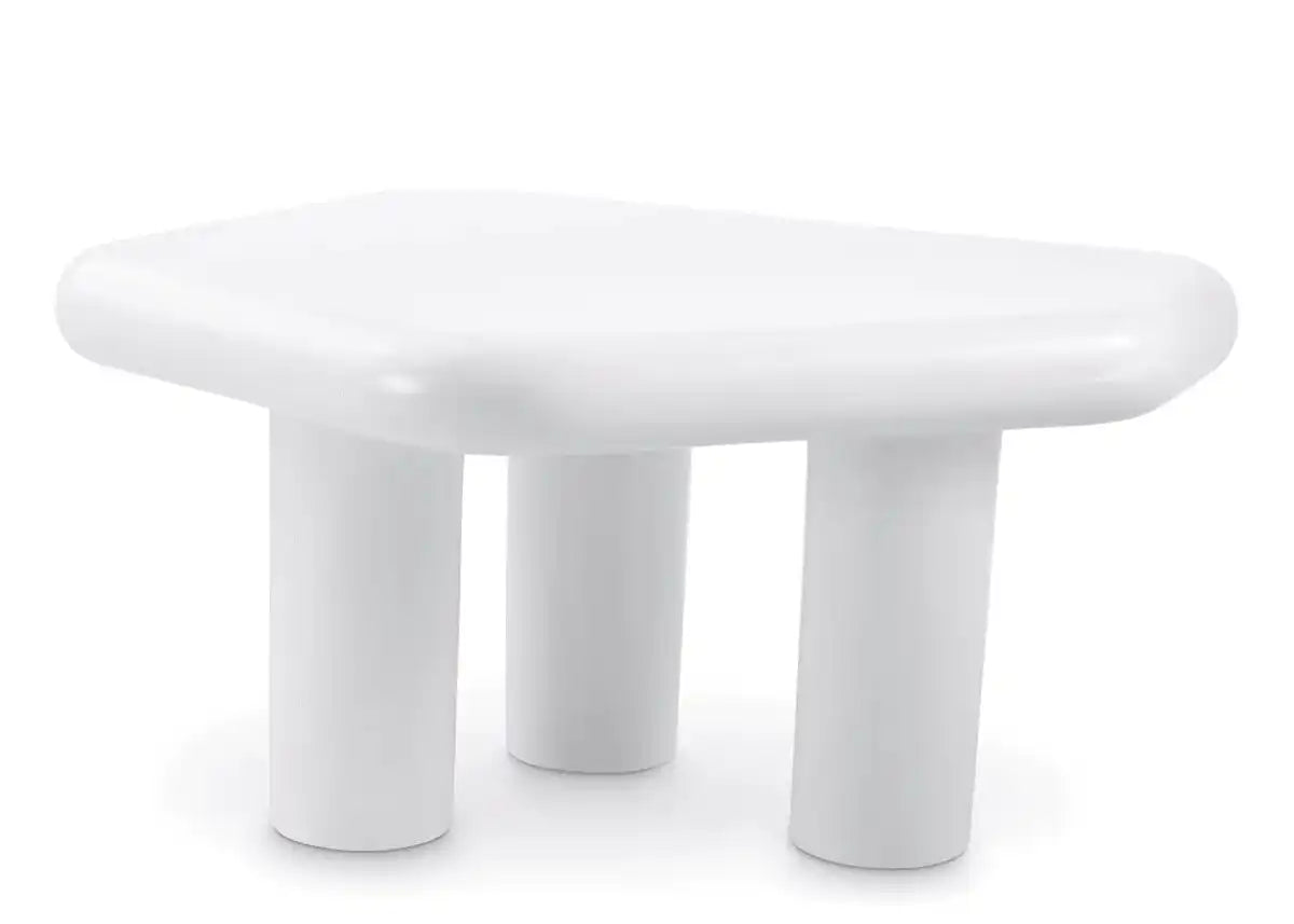 Luxus Matiz Beistelltisch Handarbeit Weißer Hochglanz - HomeDesign Knaus