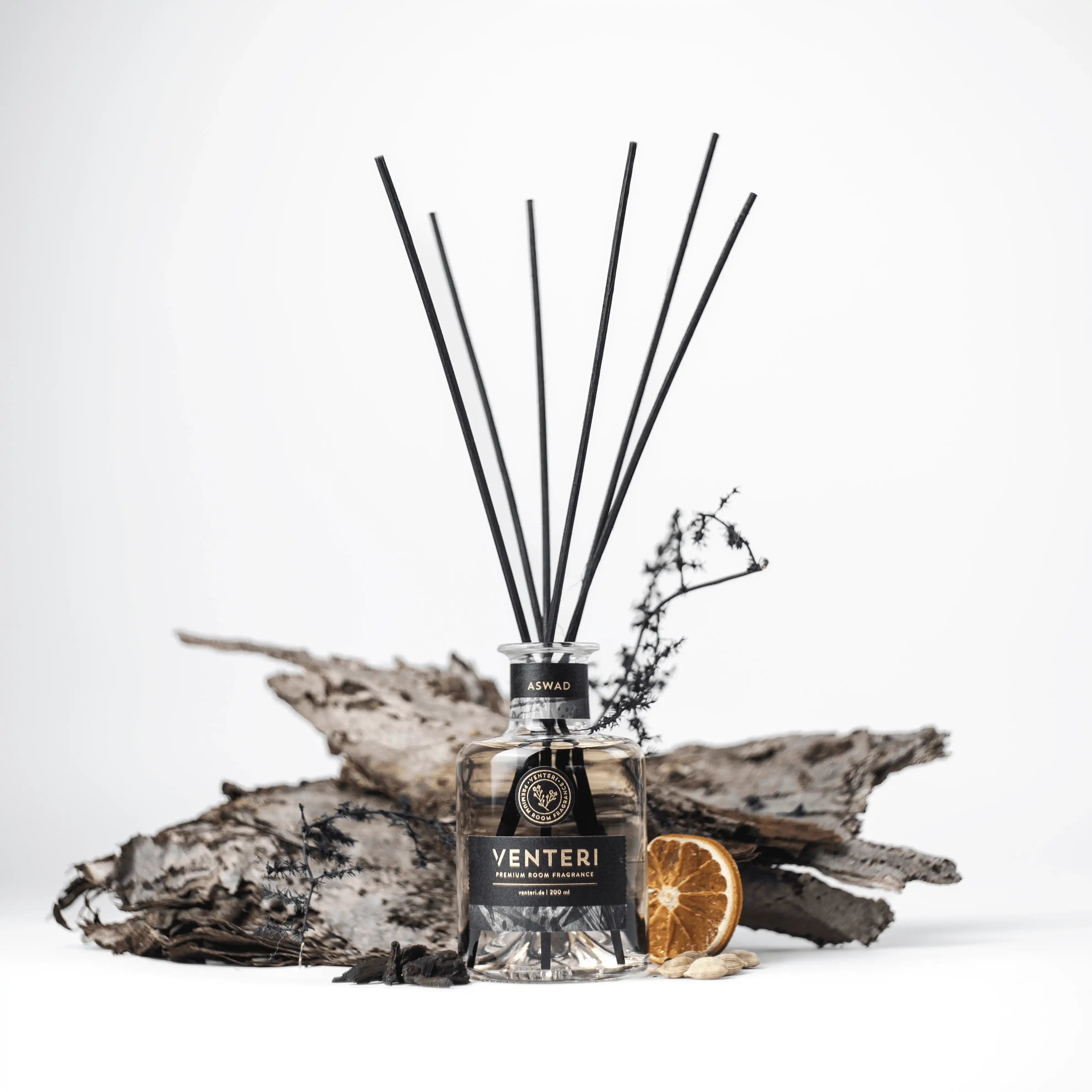 Luxus Raumduft Aswad Würzig Orientalisch inkl. Stäbchen - HomeDesign Knaus