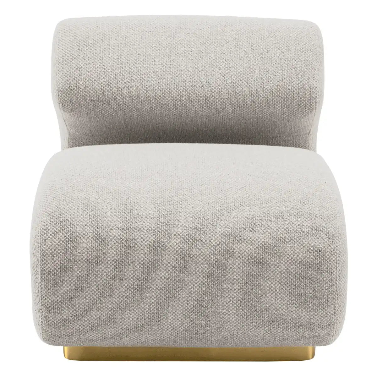 Luxus Sansome Loungesessel Relaxsessel gebürstetem Messingfinish - HomeDesign Knaus