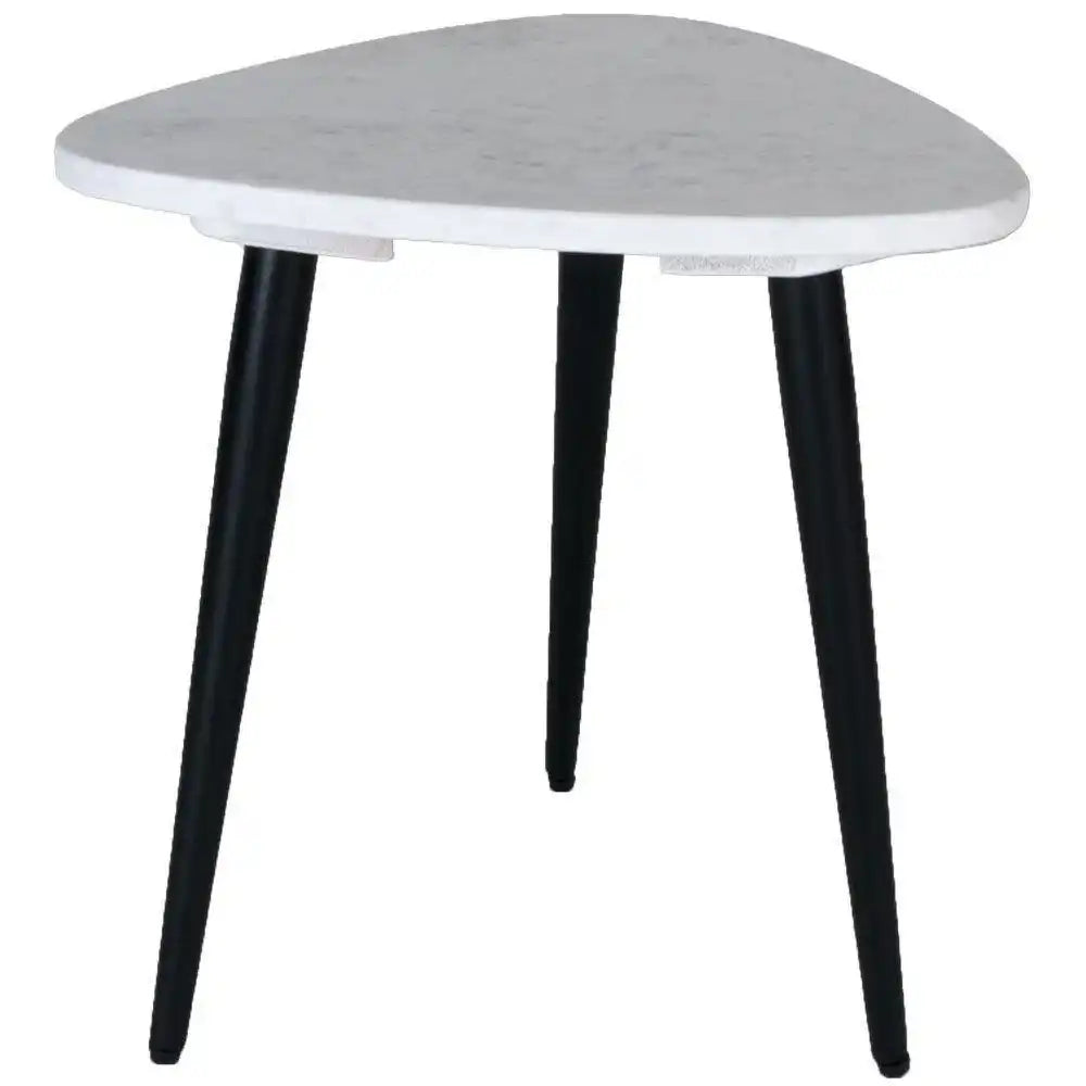 Marmor Couchtisch Milou Metallbeine Beistelltisch - HomeDesign Knaus