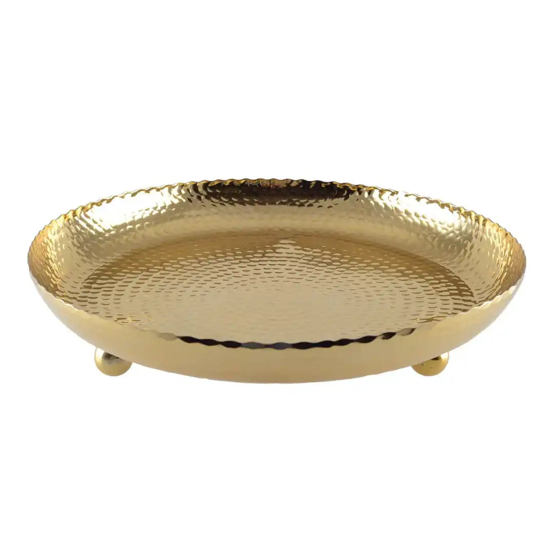 Martele Dore Tablett auf runden Füßen 39,5 cm - HomeDesign Knaus