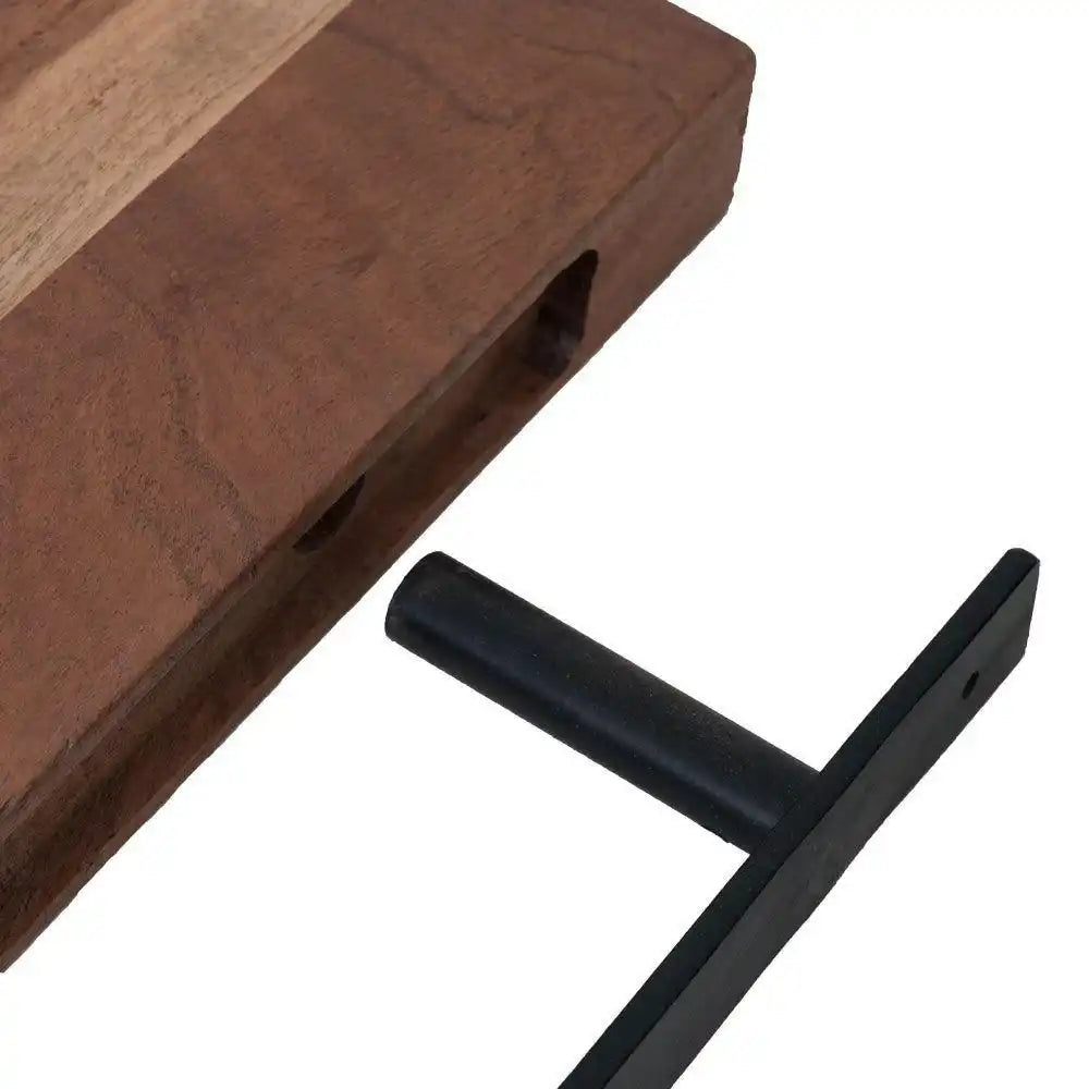 Massives Wandregal aus reinem Akazienholz - HomeDesign Knaus