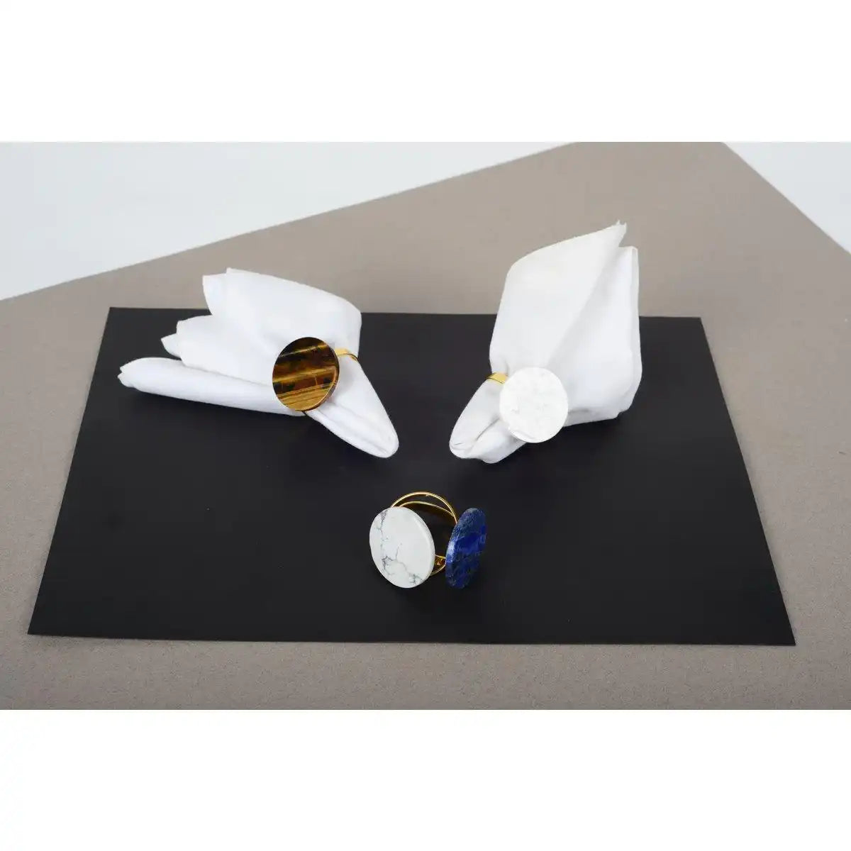 Mehrfarbige Steine Handtuch - viel von 4 - HomeDesign Knaus