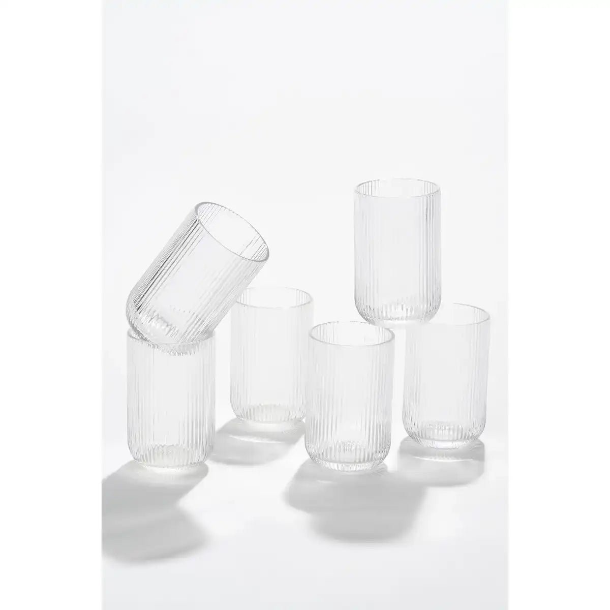Merlot -Trinkglas - Set von 6 - 400 ml - Glas - transparent - HomeDesign Knaus