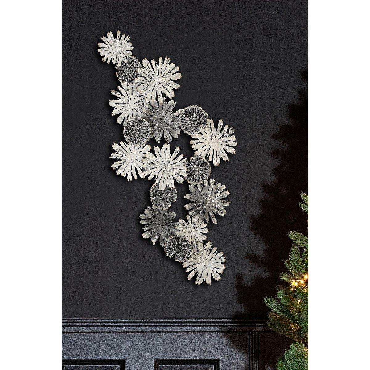 Metall Wandrelief "Blanc" - HomeDesign Knaus