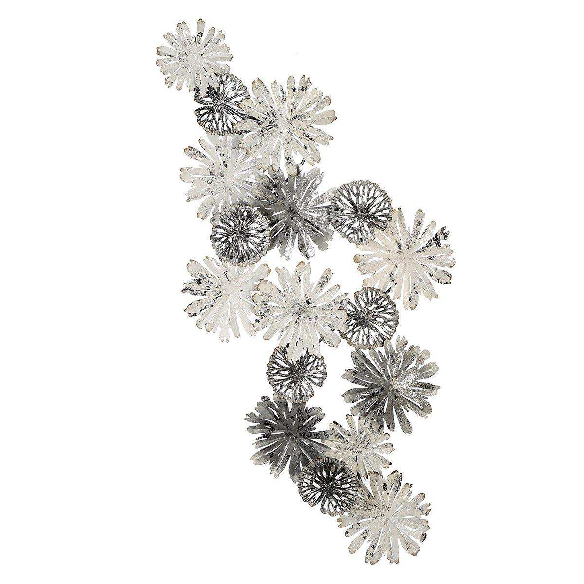 Metall Wandrelief "Blanc" - HomeDesign Knaus