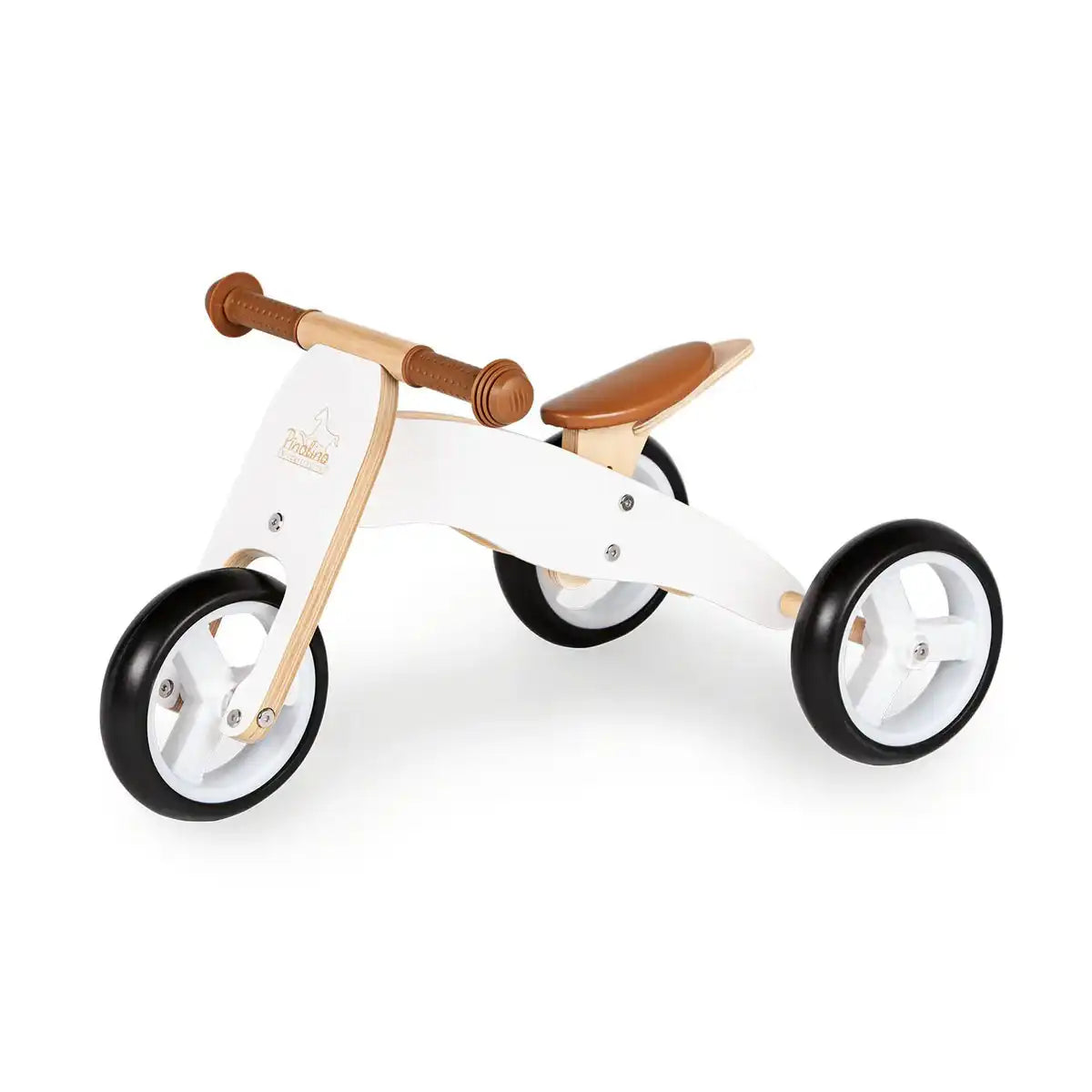 Mini-Dreirad 'Charlie', weiß/natur - HomeDesign Knaus