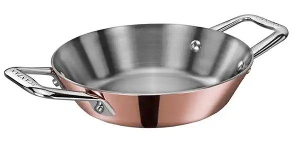 Mini Paella Pfanne Maitre Dï Kupfer Edelstahl Aluminiumkern 16 cm - HomeDesign Knaus