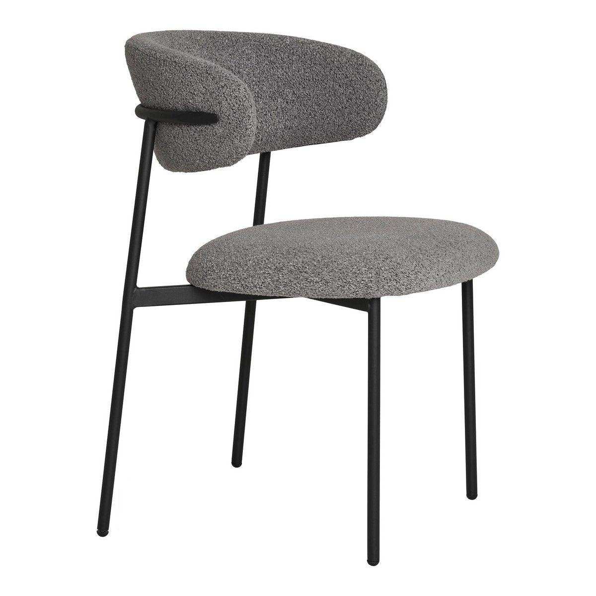 Mira Esszimmerstuhl – Hellgrau, 59 x 55 x 79,5 cm – 2er-Set - HomeDesign Knaus