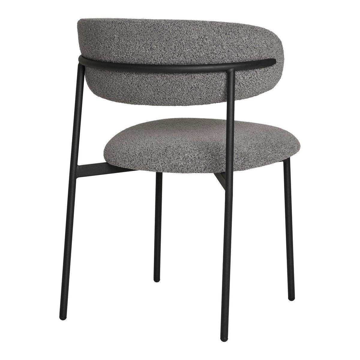 Mira Esszimmerstuhl – Hellgrau, 59 x 55 x 79,5 cm – 2er-Set - HomeDesign Knaus