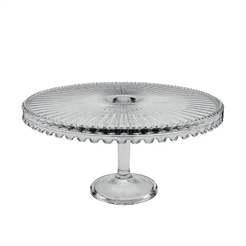 MITTLERE STEHENDE TORTENFORM AUS GLAS 32X32X17CM - HomeDesign Knaus