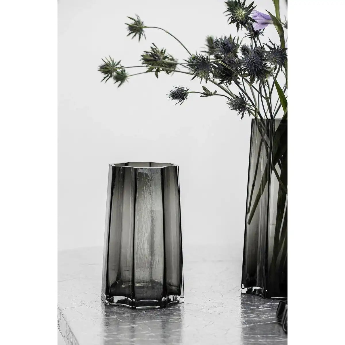 Modern-Classic Luxury Vase, stilvolles Design, LENOX 30 Grey - HomeDesign Knaus