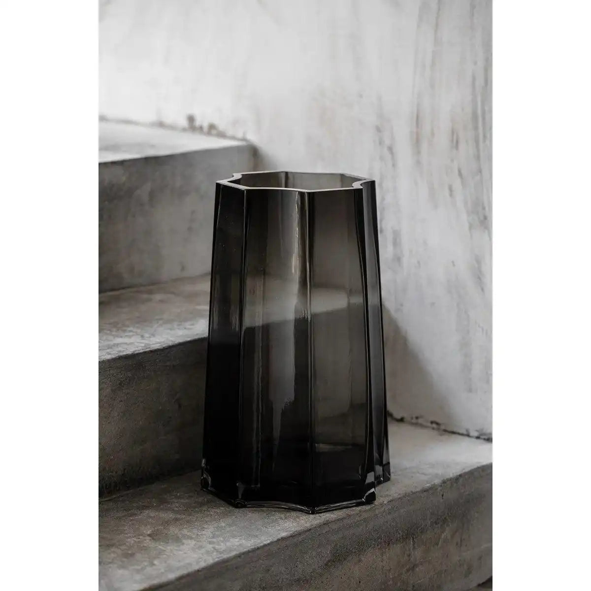 Modern-Classic Luxury Vase, stilvolles Design, LENOX 30 Grey - HomeDesign Knaus