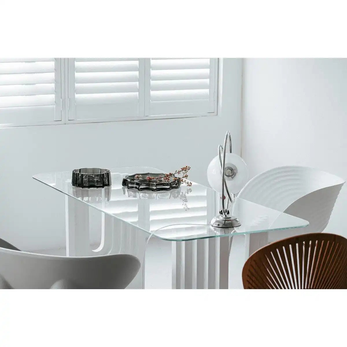 Modern-Classic Luxusschale, stilvolles Design, LENOX 08 Grey - HomeDesign Knaus