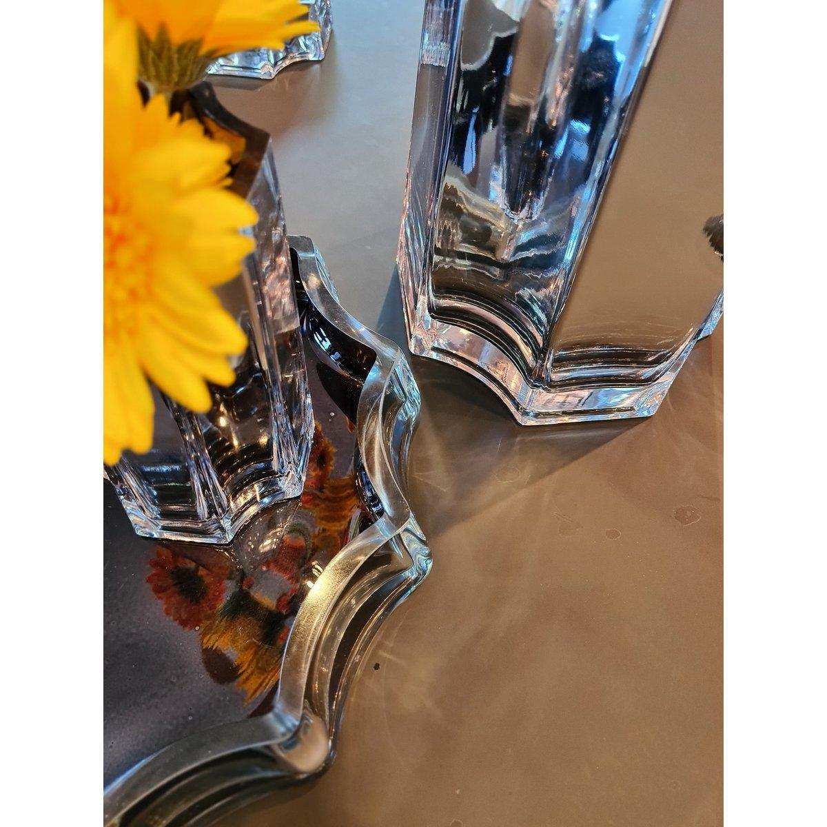 Modern-klassische Luxusvase, stilvolles Design, LENOX 30 SILVER - HomeDesign Knaus