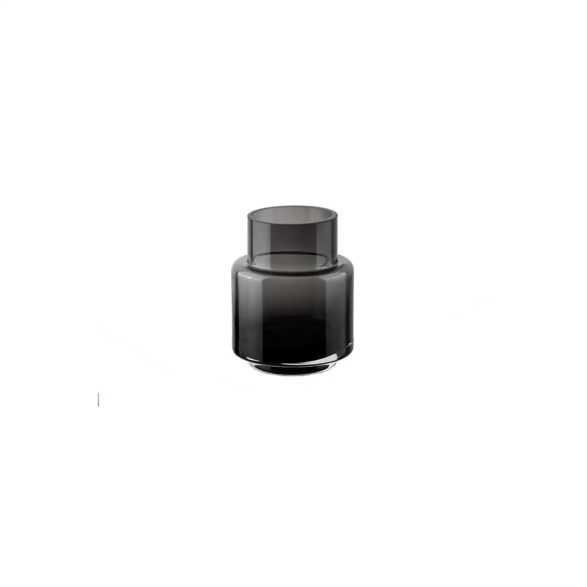 Moderne kleine Vase im Retro-Design, tiefgraue Farbe, TYLER07GR - HomeDesign Knaus