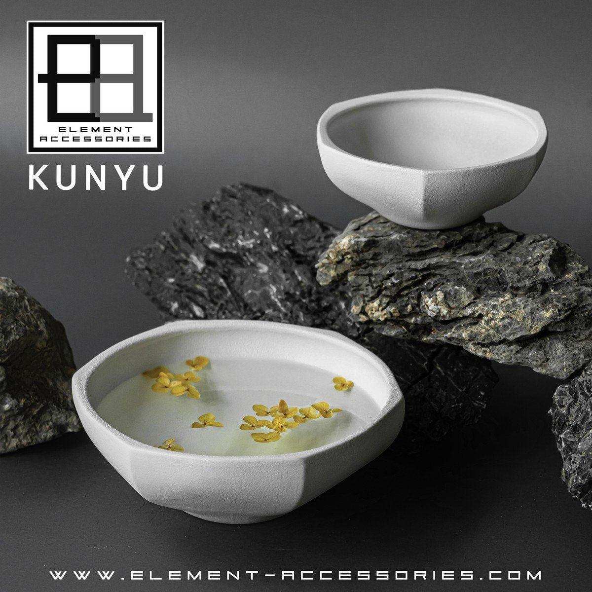 Moderne Schüssel im asiatischen Stil, hochwertiges Design und Finish, KUNYU22WH - HomeDesign Knaus