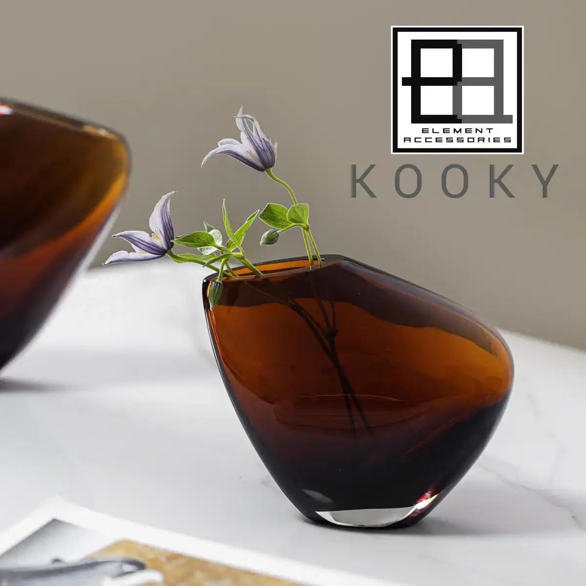 Moderne Vase, hochwertige organische Form, KOOKY16 - HomeDesign Knaus