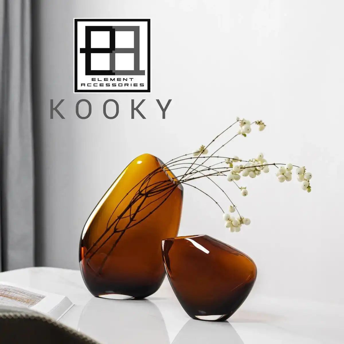 Moderne Vase, hochwertige organische Form, KOOKY16 - HomeDesign Knaus
