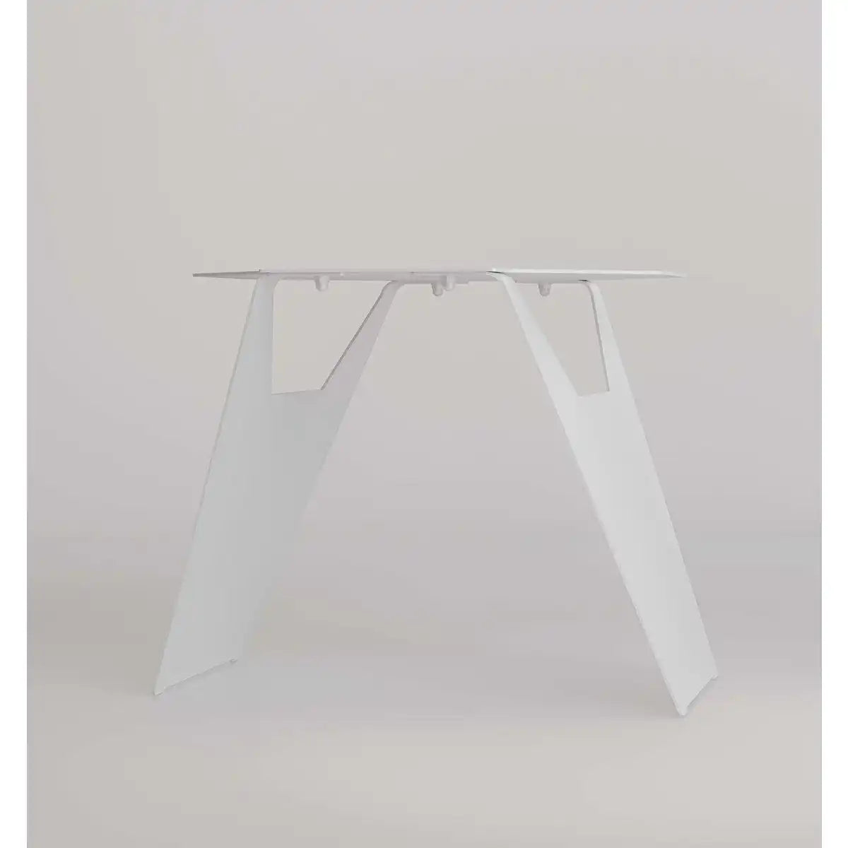 Moderner Hive Beistelltisch Stahl Weiß - HomeDesign Knaus