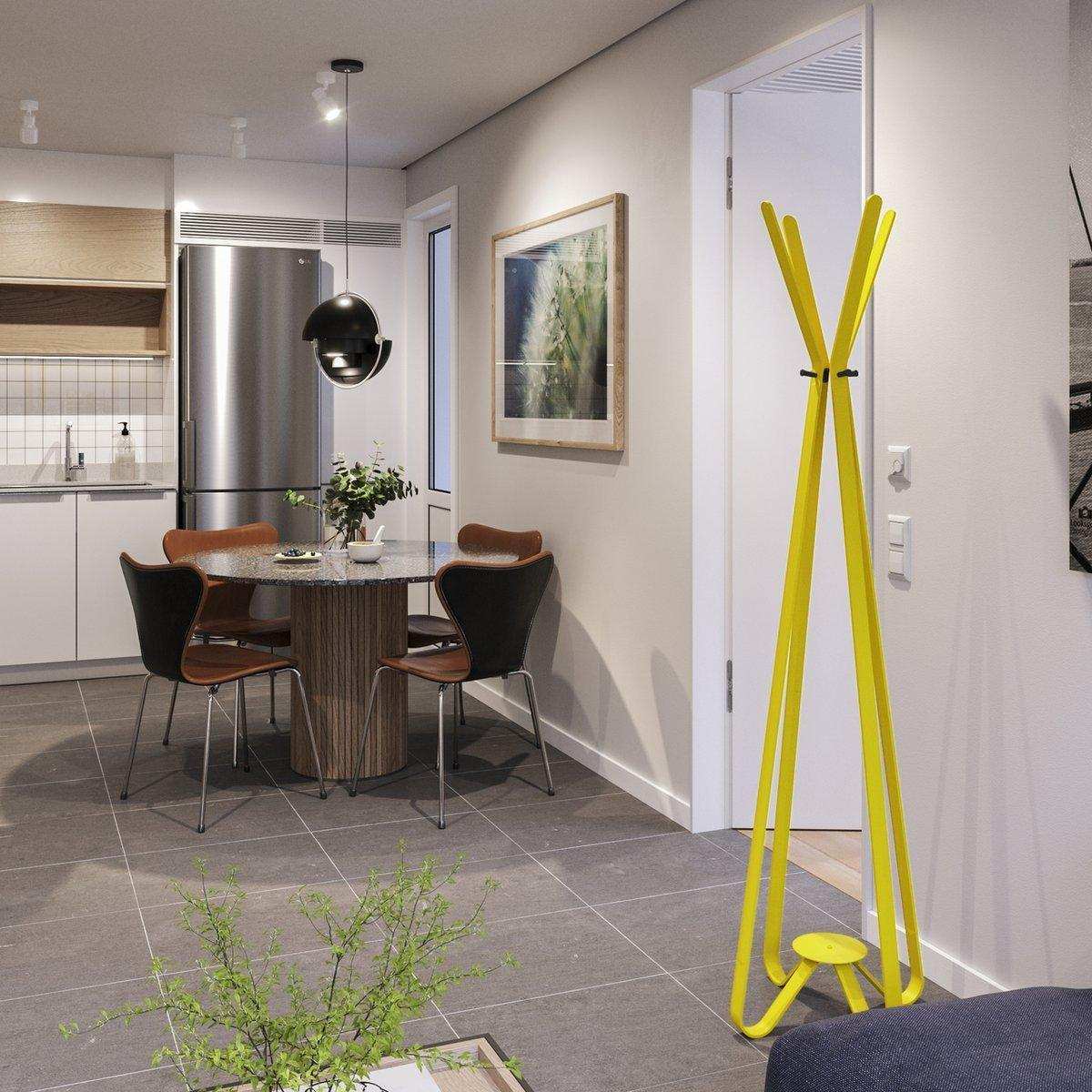 Modi Garderobenständer Standgarderobe Industriedesign 8 Haken - HomeDesign Knaus