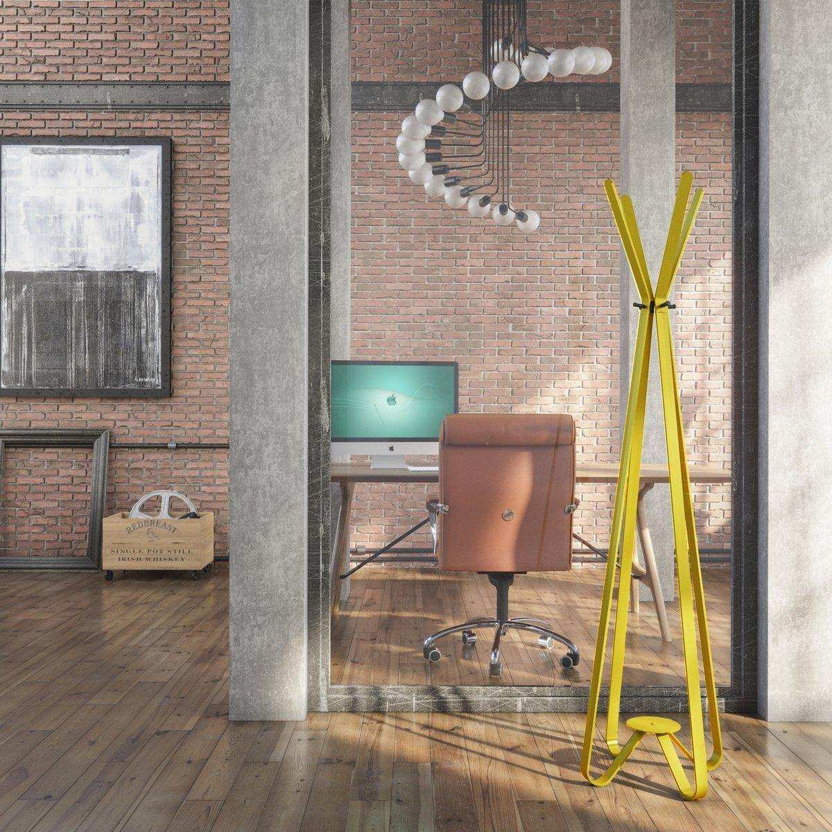 Modi Garderobenständer Standgarderobe Industriedesign 8 Haken - HomeDesign Knaus