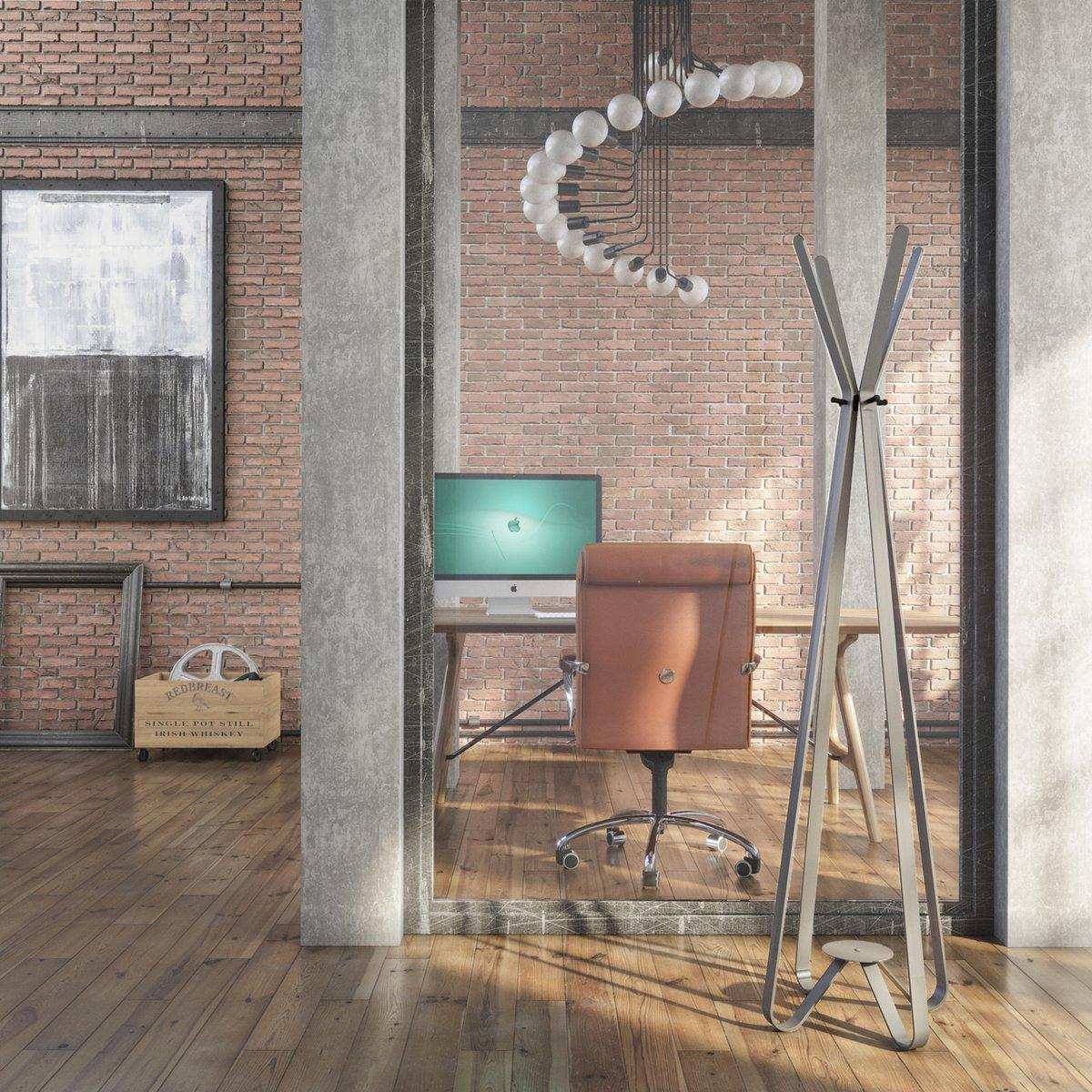 Modi Standgarderobe Industriedesign 8 Haken Garderobenständer - HomeDesign Knaus