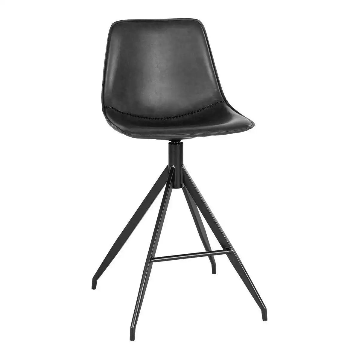 Monaco Counter Chair – Schwarz – 2er-Set - HomeDesign Knaus