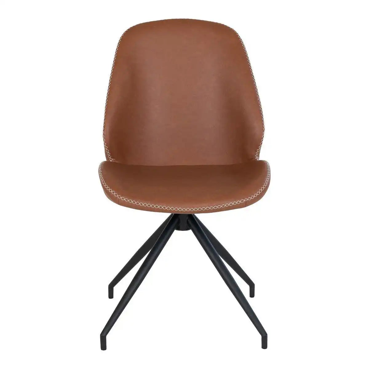 Monte Carlo Esszimmerstuhl mit Drehgelenk – Braun – 2er-Set - HomeDesign Knaus