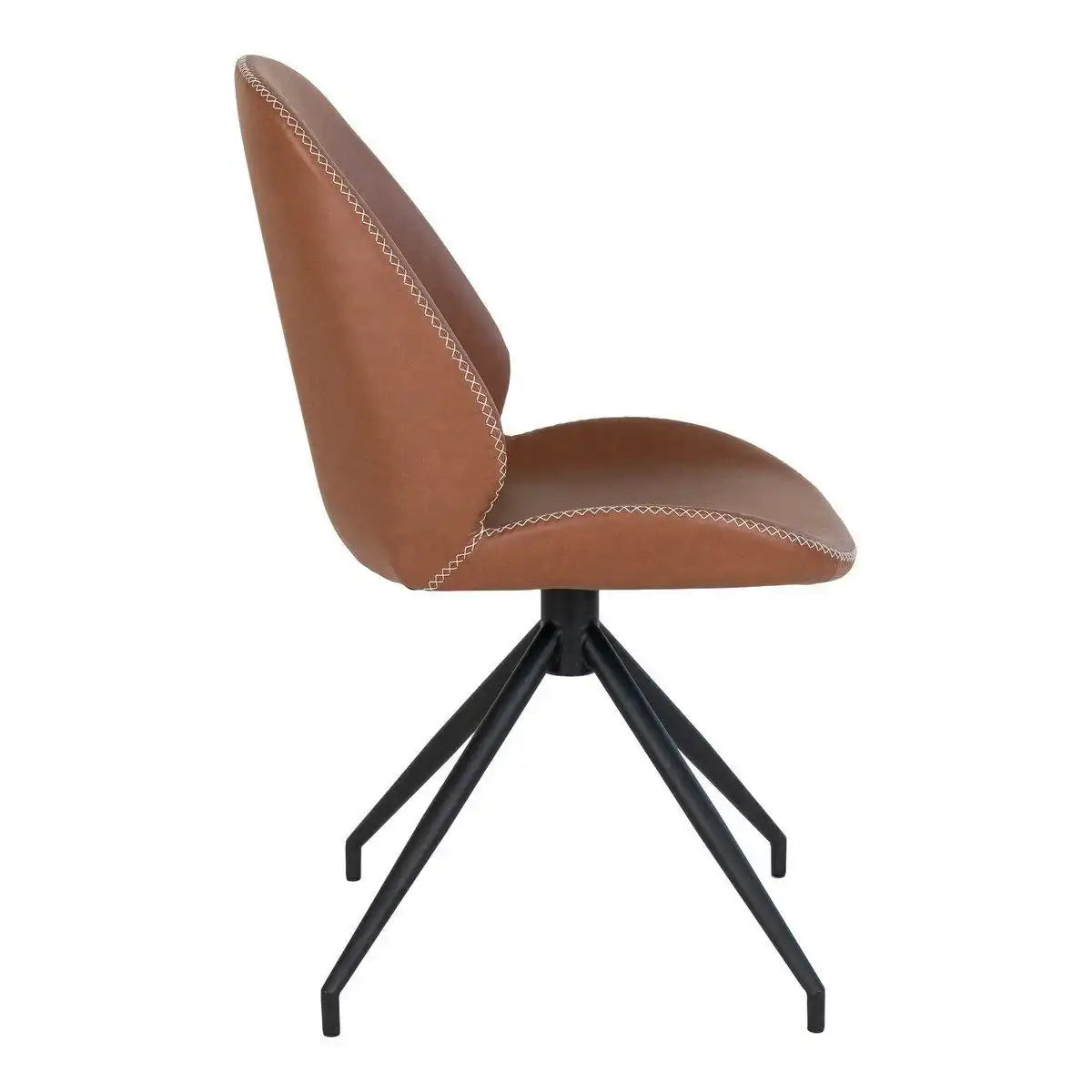 Monte Carlo Esszimmerstuhl mit Drehgelenk – Braun – 2er-Set - HomeDesign Knaus
