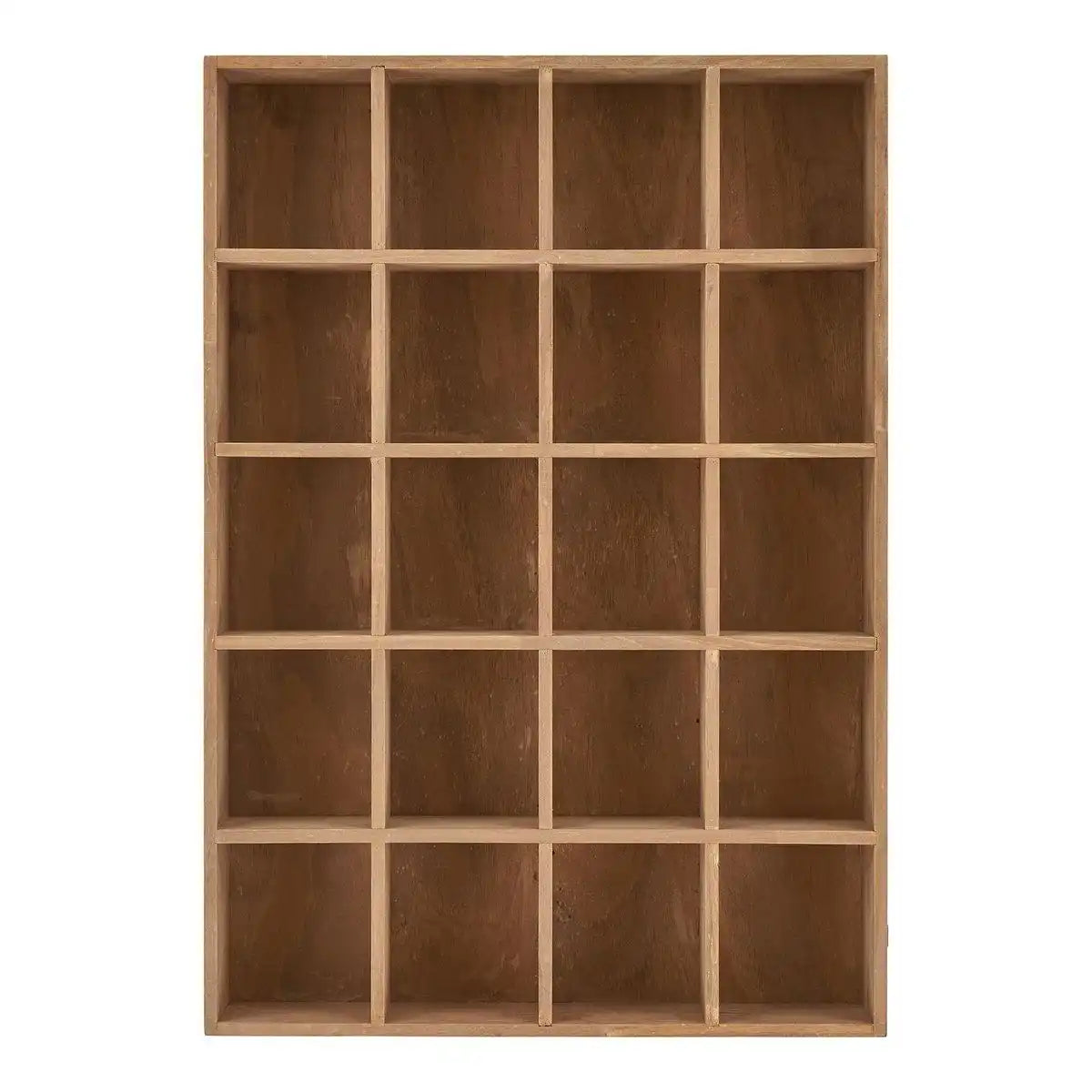 Moss Wandregal – Naturbraun, Kiefernholz, 44 x 10 x 63 cm - HomeDesign Knaus