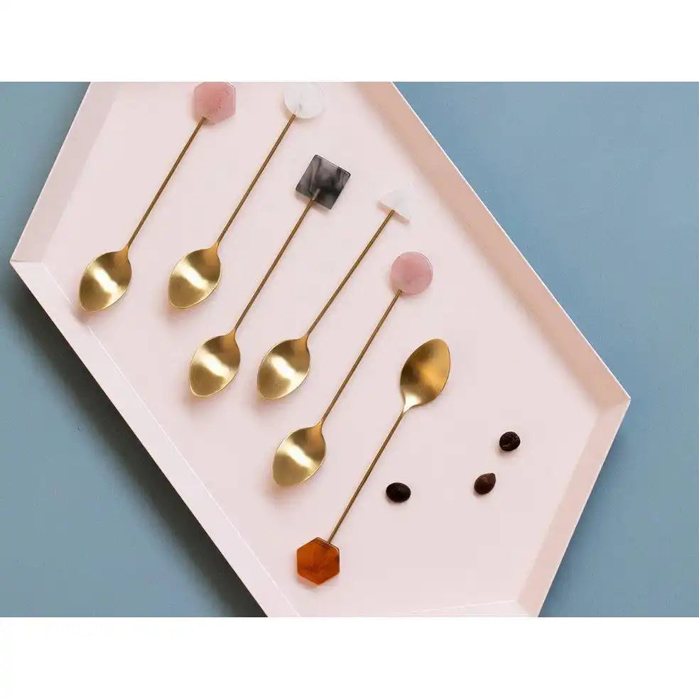 Multi -geläutete Acryl -Endlöffel - Los 4 - HomeDesign Knaus