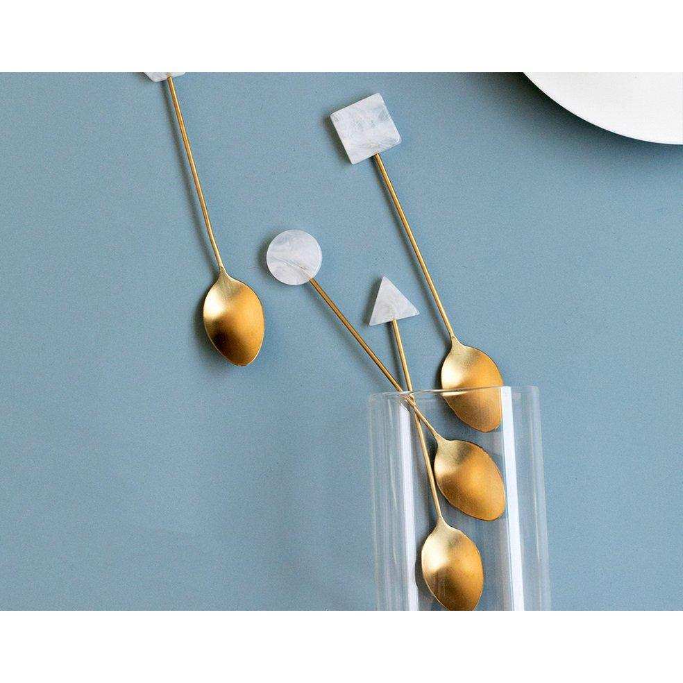 Multi -geläutete Acryl -Endlöffel - Los 4 - HomeDesign Knaus