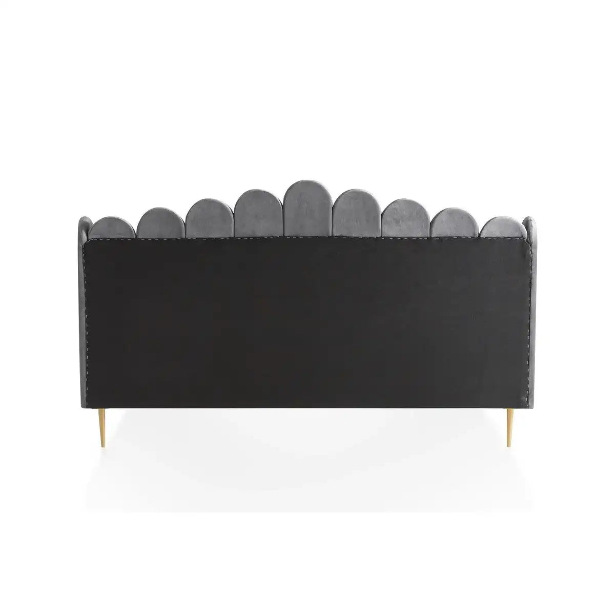 Muschelbett aus Samt 180x200 cm - HomeDesign Knaus