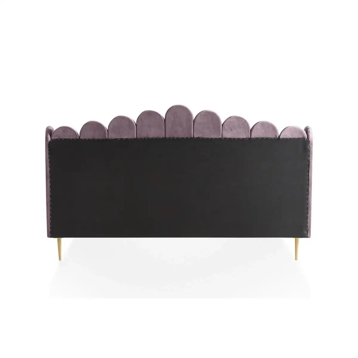 Muschelbett aus Samt 180x200 cm - HomeDesign Knaus