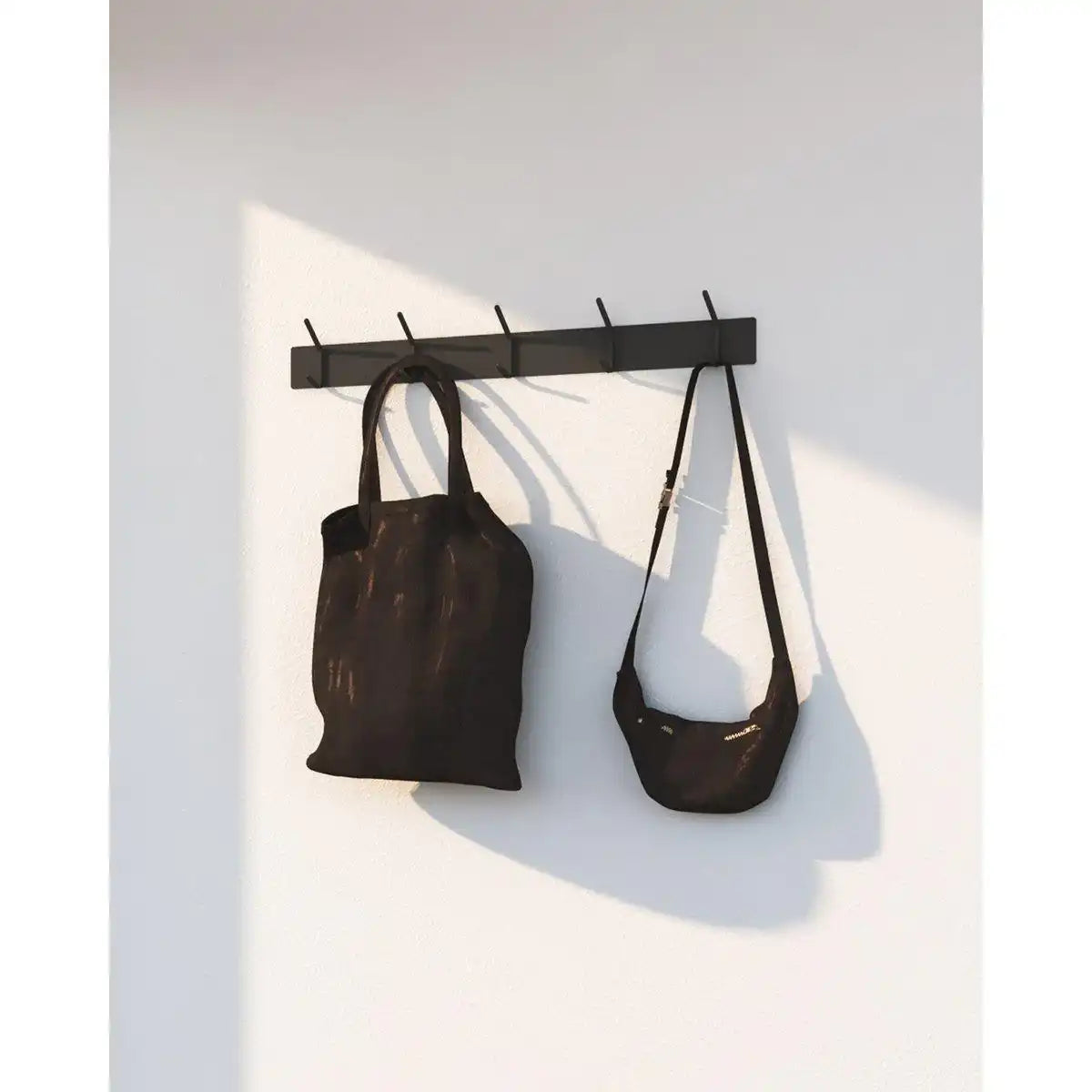 Mystiek Five Industrial Wandgarderobe Garderobenleiste 10 Kleiderhacken - HomeDesign Knaus