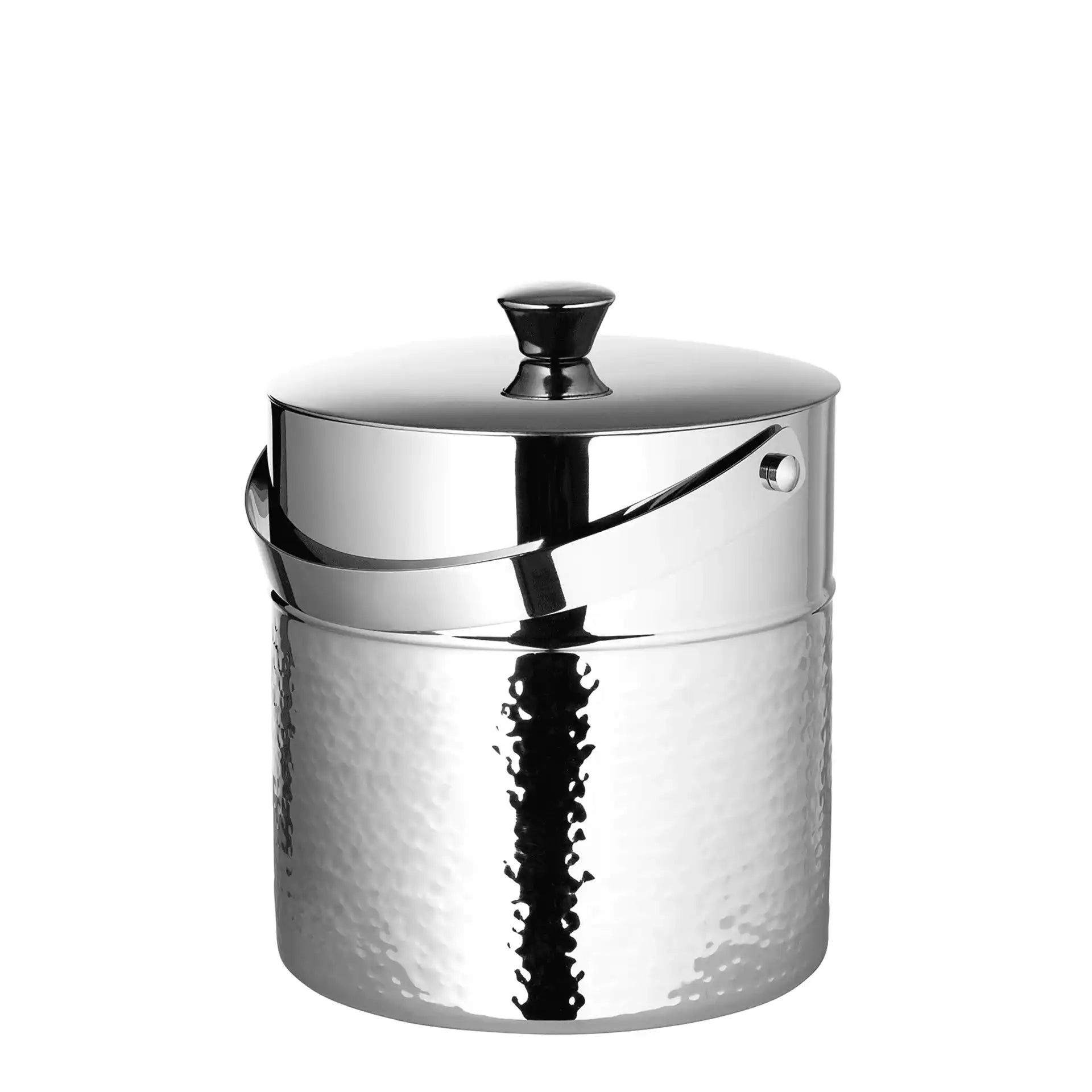 Nassau Flaschenkühler Edelstahl, hochglanzpoliert, doppelwandig gehämmert - HomeDesign Knaus