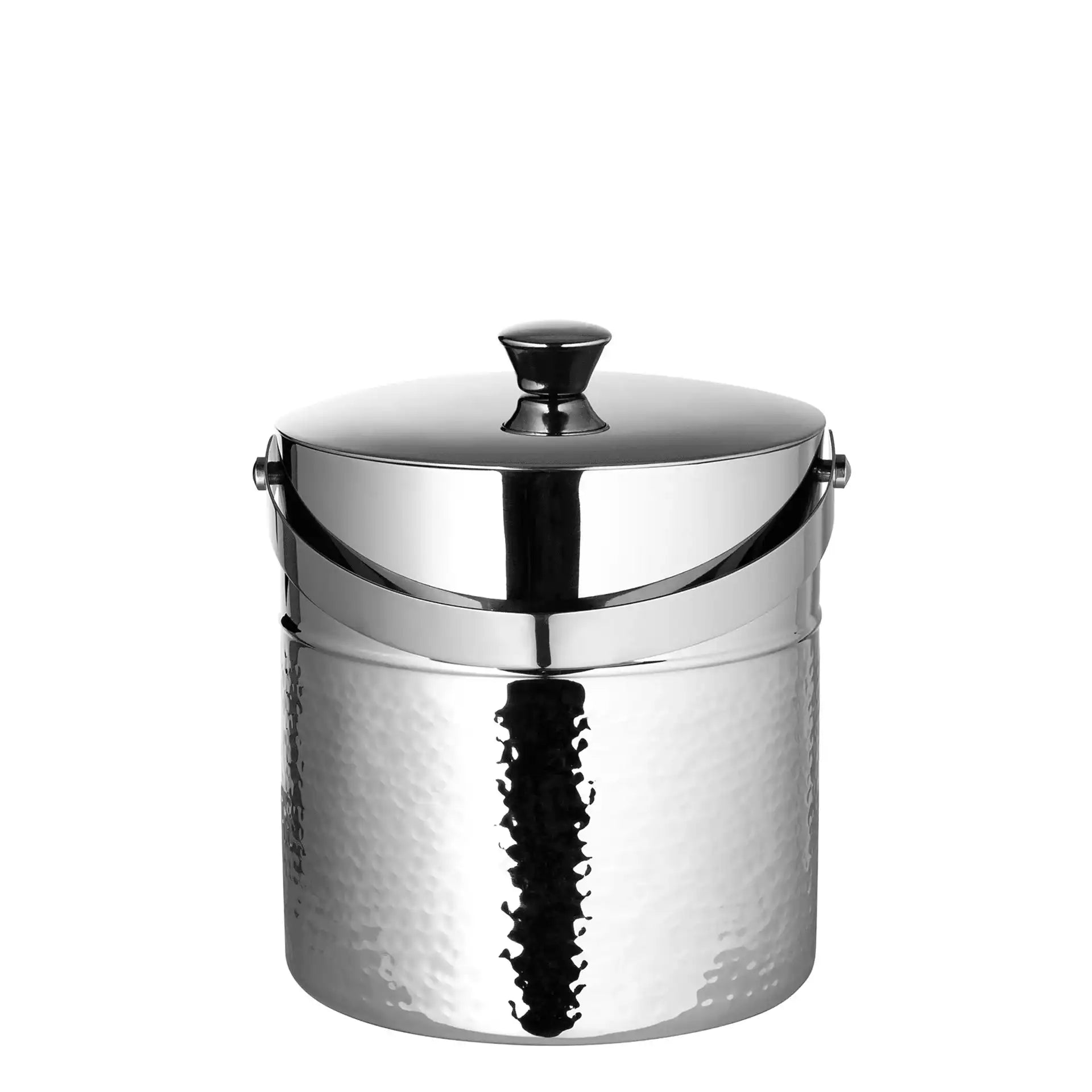 Nassau Flaschenkühler Edelstahl, hochglanzpoliert, doppelwandig gehämmert - HomeDesign Knaus