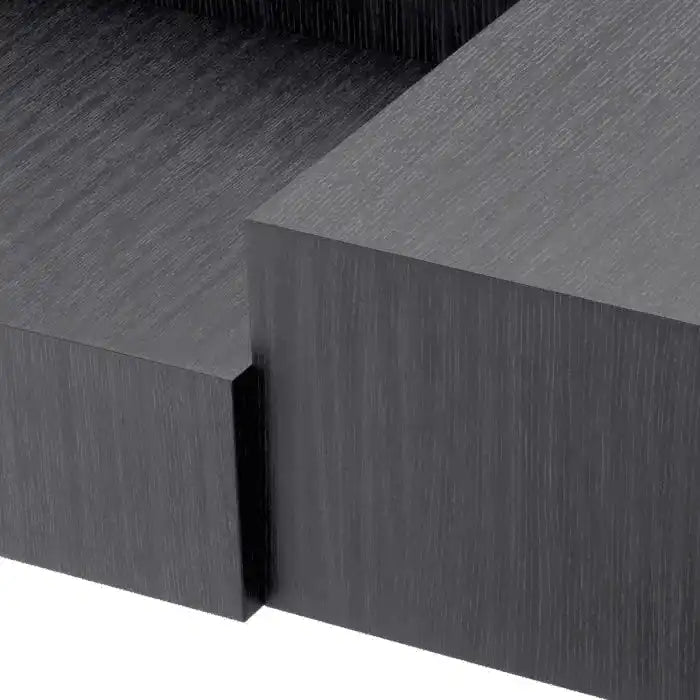 Nerone Couchtisch Natürliches Eichenfurnier mittleres Bronze Finish - HomeDesign Knaus