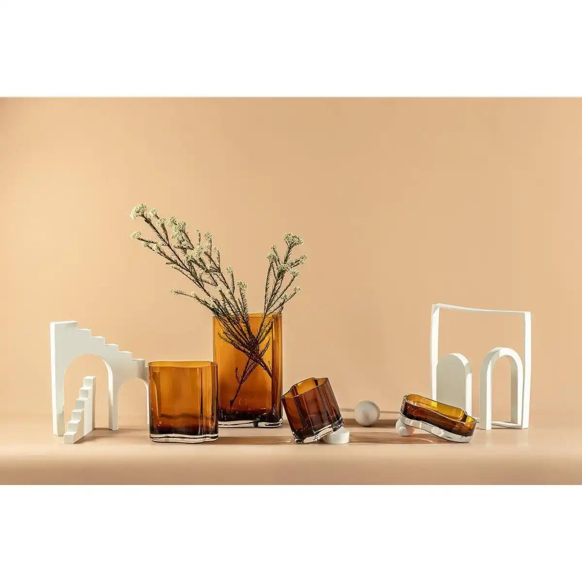 Neue große Schüssel oder Teller im modernen Design, inspiriert von CORAL und Aalto, COR08AM - HomeDesign Knaus