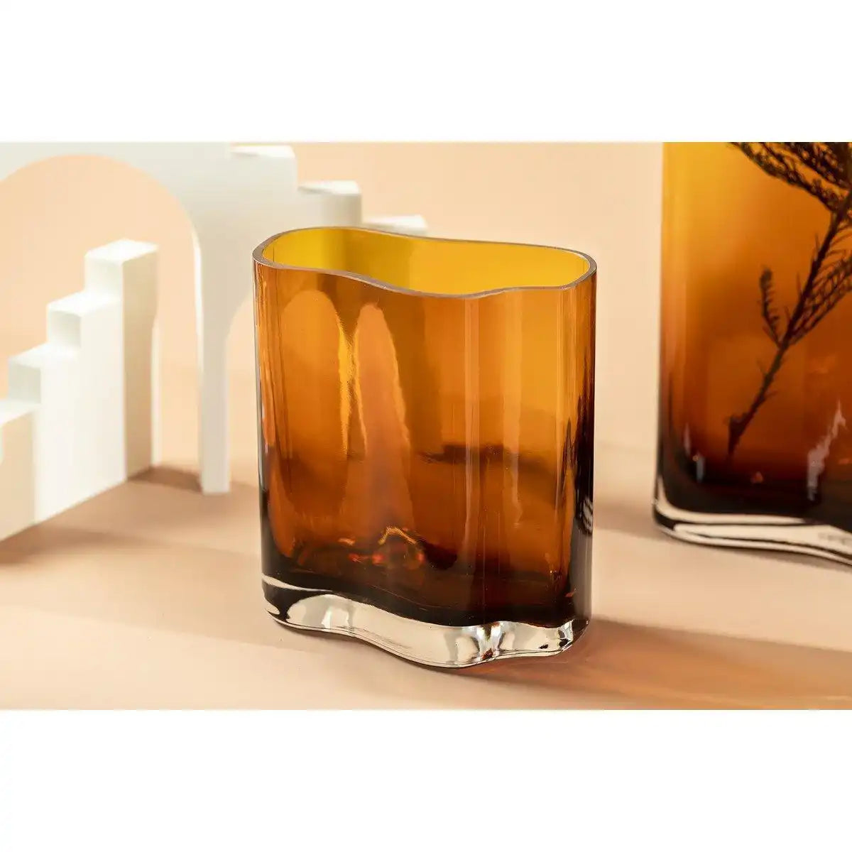Neue moderne Designvase, inspiriert von CORAL und Aalto, mittlere Größe, COR20AM - HomeDesign Knaus