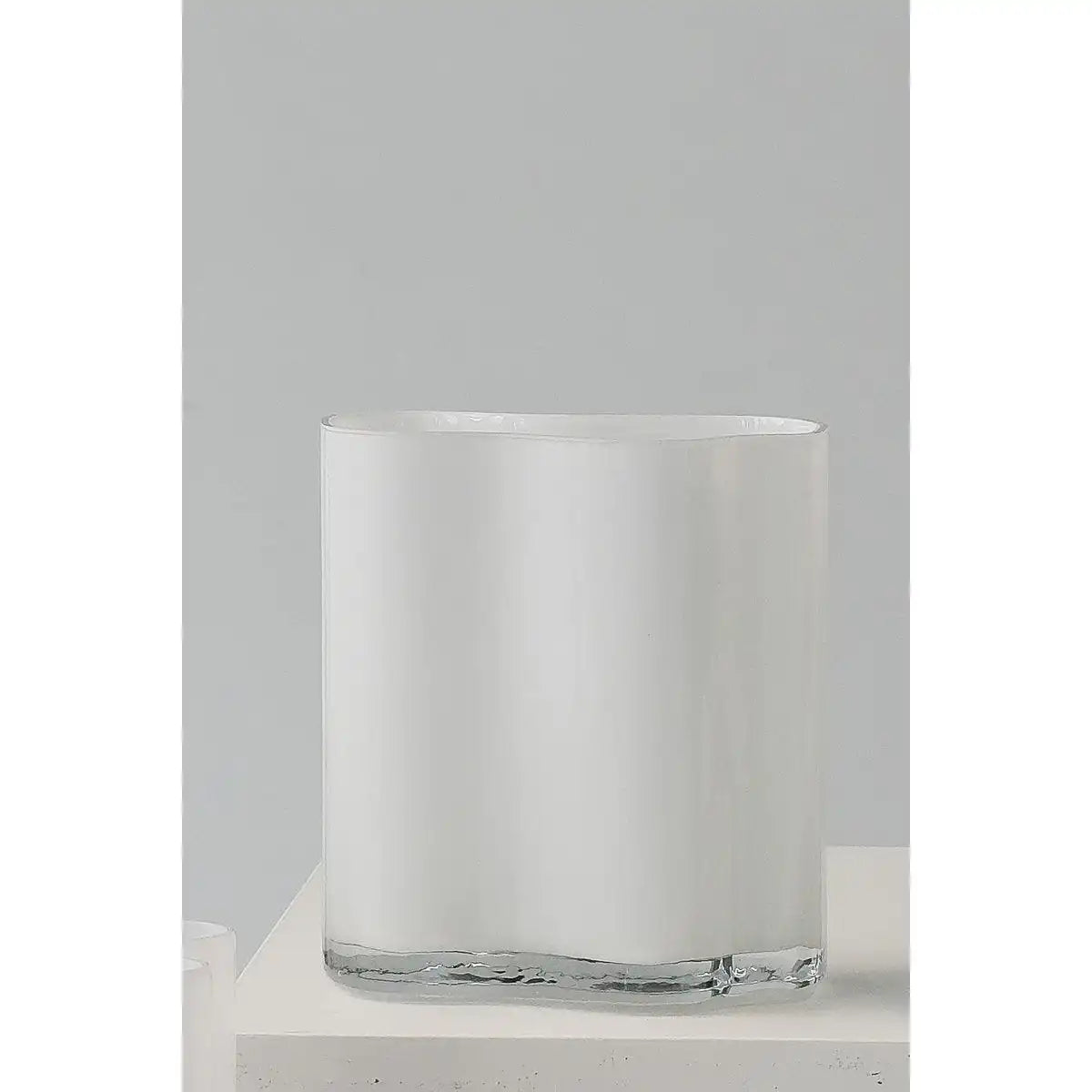 Neue moderne Designvase, inspiriert von CORAL und Aalto, mittlere Größe, COR20WH - HomeDesign Knaus