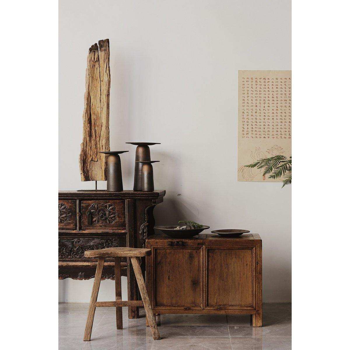 Neue moderne große flache Keramikschale East+West, ULF06BB - HomeDesign Knaus