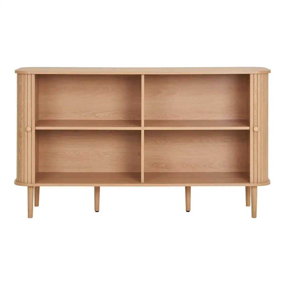 Nikko Sideboard – Natur, MDF/Kiefer, 140 x 40 x 79 cm - HomeDesign Knaus